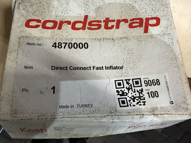 Bag inflator + zakken, cordstrap - afbeelding 2 van  3