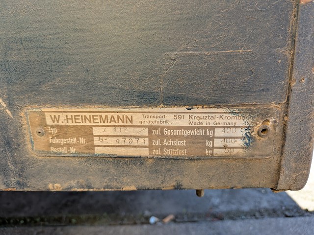 Bagagewagen, w. heinemann, z-412 - afbeelding 6 van  14