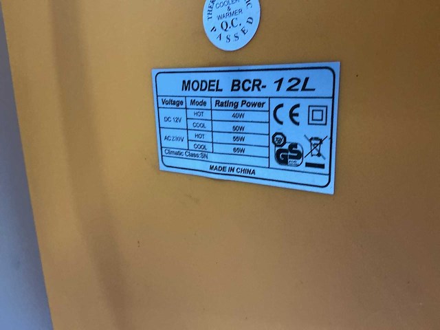 Bahco bcr-12l mini koelkast/ verwarmer - afbeelding 4 van  4