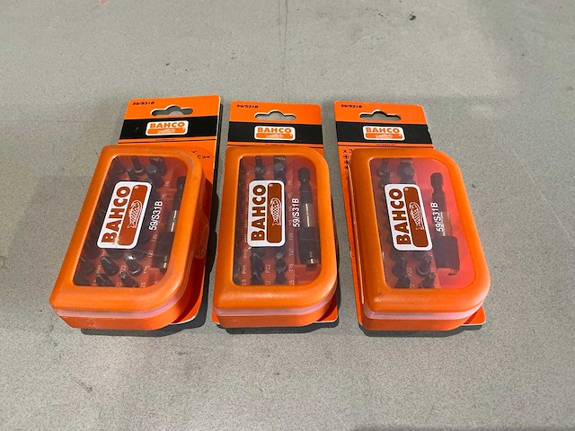 Bahco bitset (3x) - afbeelding 1 van  1