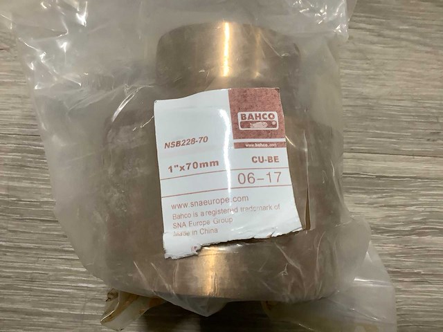 Bahco dop 1 - zeskant - koper beryllium - 70mm - nsb228-70 aardemeter - afbeelding 3 van  3