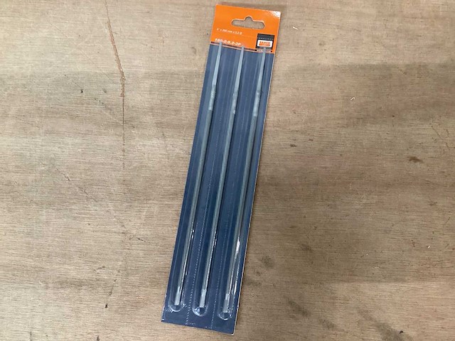 Bahco kettingzaagvijl 5,2x200 mm, 3 pack (12x) - afbeelding 1 van  3