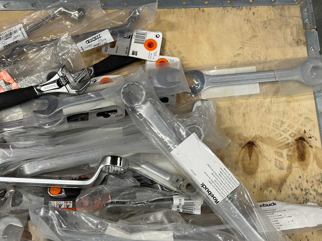 Bahco / roebuck - partij (ratel)steek-/ringsleutels & verstelbare sleutels - afbeelding 6 van  9