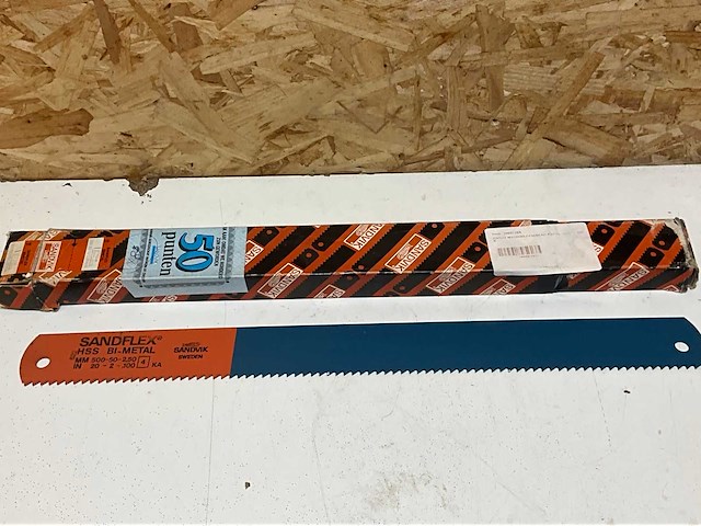 Bahco sandvik sandfles bi-metalen zaagblad 3809-500-50-2.50-6 (8x) - afbeelding 2 van  5