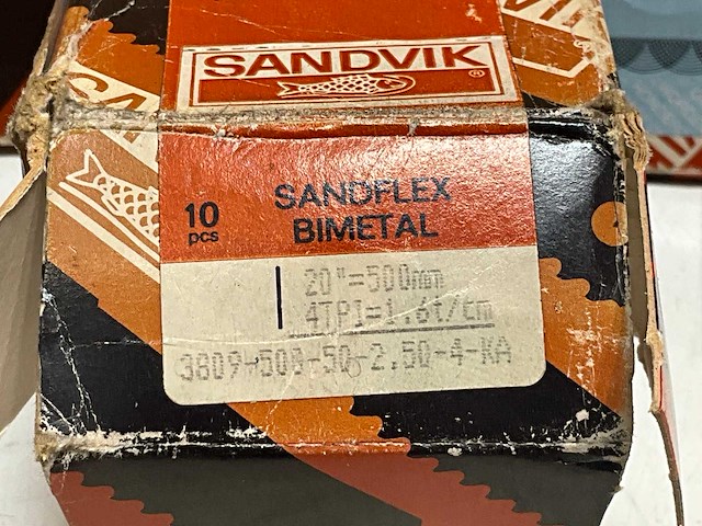 Bahco sandvik sandfles bi-metalen zaagblad 3809-500-50-2.50-6 (8x) - afbeelding 4 van  5