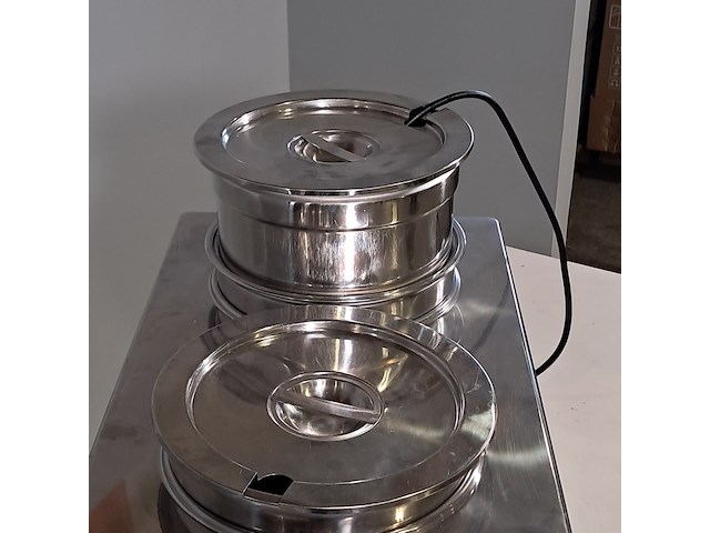 Bain marie met 2 ronde potten, buffalo, s077-e-03 - afbeelding 10 van  11