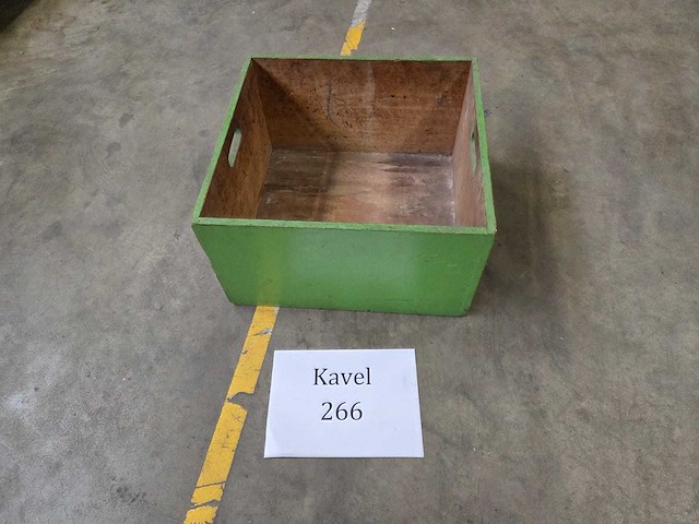 Bak hout groen - afbeelding 1 van  1