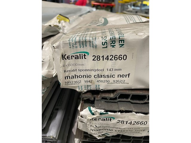 Bak keraliet heering keraliet, mahonie - afbeelding 2 van  4