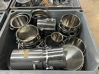 Bak met rvs pannen en divers (4x) - afbeelding 4 van  5