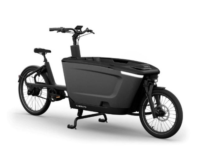Bakfiets, tenways, cargo one, zwart, 2025 - afbeelding 12 van  25