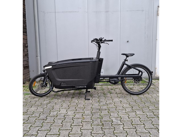 Bakfiets, tenways, cargo one, zwart, 2025 - afbeelding 19 van  25