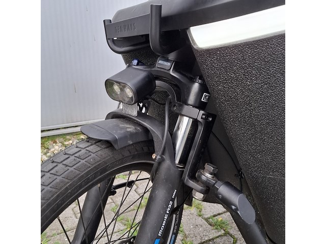 Bakfiets, tenways, cargo one, zwart, 2025 - afbeelding 22 van  25
