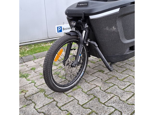 Bakfiets, tenways, cargo one, zwart, 2025 - afbeelding 21 van  25