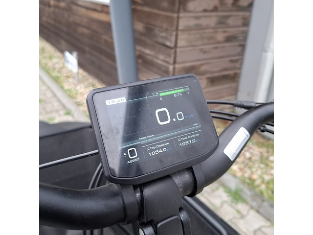 Bakfiets tenways, cargo one, zwart, 2025 - afbeelding 11 van  26