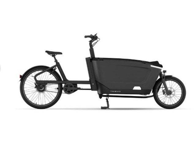 Bakfiets tenways, cargo one, zwart, 2025 - afbeelding 1 van  26
