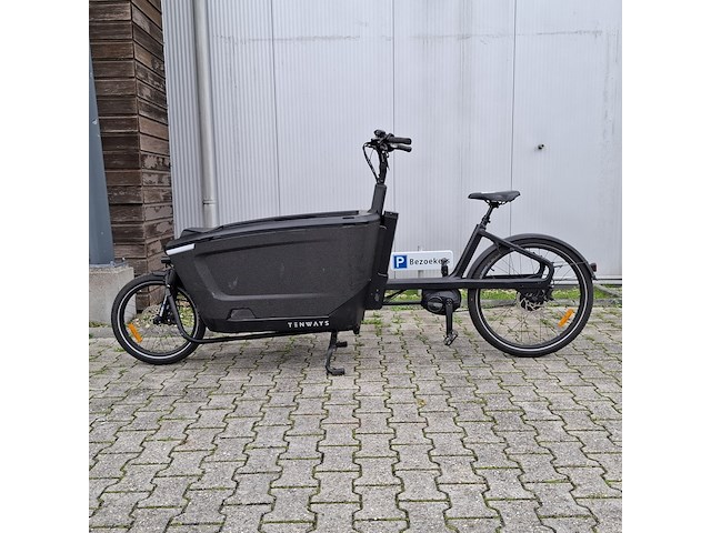 Bakfiets tenways, cargo one, zwart, 2025 - afbeelding 20 van  26