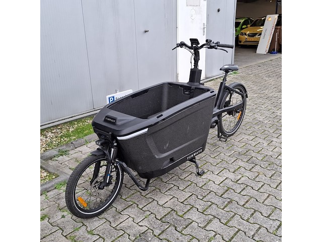 Bakfiets tenways, cargo one, zwart, 2025 - afbeelding 21 van  26