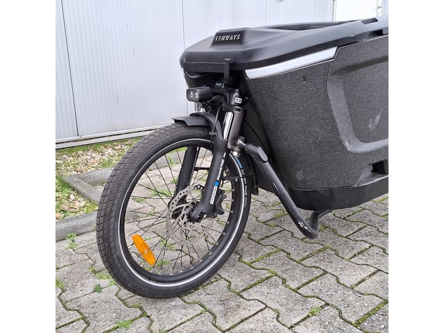 Bakfiets tenways, cargo one, zwart, 2025 - afbeelding 22 van  26