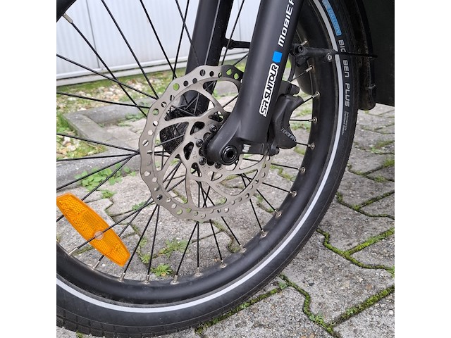 Bakfiets tenways, cargo one, zwart, 2025 - afbeelding 23 van  26