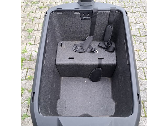 Bakfiets tenways, cargo one, zwart, 2025 - afbeelding 25 van  26