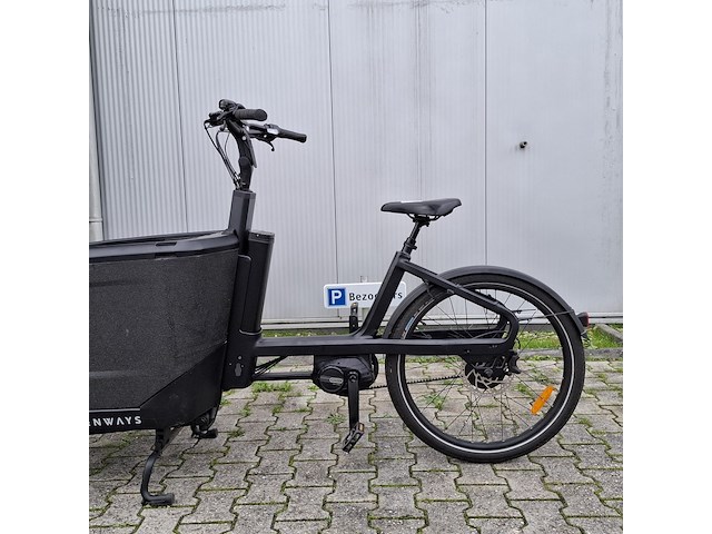 Bakfiets tenways, cargo one, zwart, 2025 - afbeelding 26 van  26