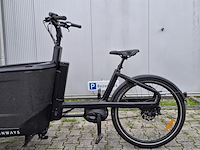 Bakfiets tenways, cargo one, zwart, 2025 - afbeelding 26 van  26