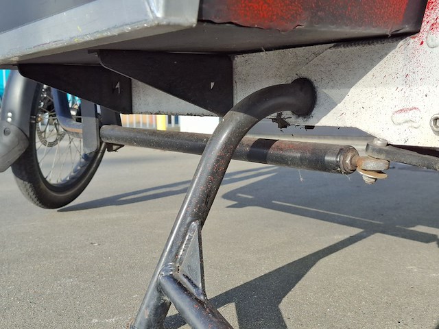 Bakfiets, urban arrow flatbed, wit - afbeelding 8 van  16