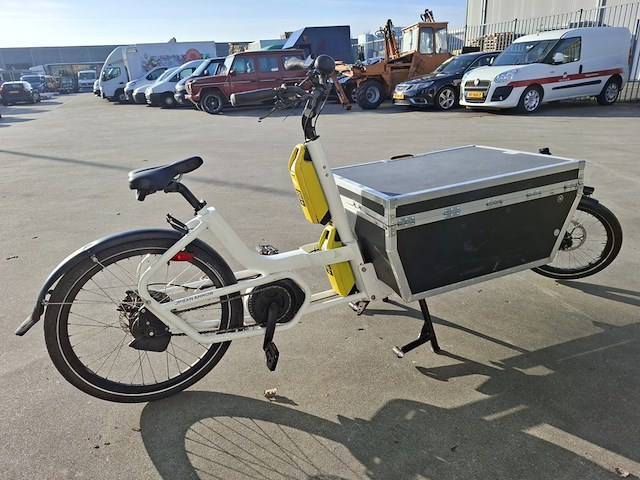Bakfiets, urban arrow flatbed, wit - afbeelding 9 van  16