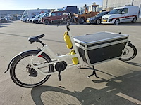 Bakfiets, urban arrow flatbed, wit - afbeelding 9 van  16