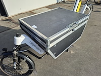 Bakfiets, urban arrow flatbed, wit - afbeelding 12 van  16