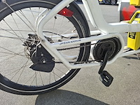 Bakfiets, urban arrow flatbed, wit - afbeelding 14 van  16