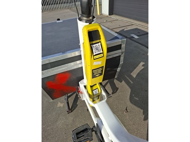 Bakfiets, urban arrow flatbed, wit - afbeelding 16 van  16