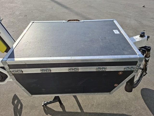 Bakfiets, urban arrow, flatbed, wit - afbeelding 5 van  14