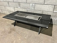 Bakirhome - marmeren barbecuetafel met afzuigkap