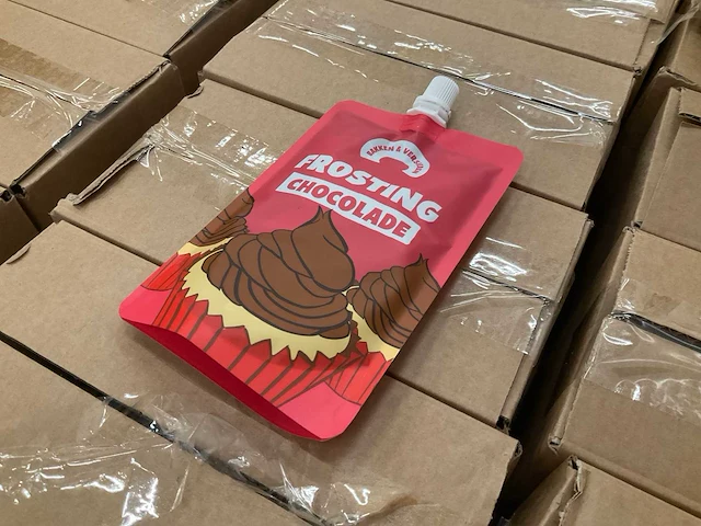 Bakken en versieren frosting chocolade 165g (560x) - afbeelding 1 van  4