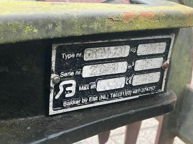 Bakker hydraulische mest knijper - afbeelding 5 van  13