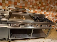 Bakkooklijn (dubbele bakplaat, 4-pits gasfornuis)