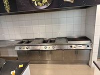 Bakkooklijn (dubbele frituur en bakplaat) 280cm