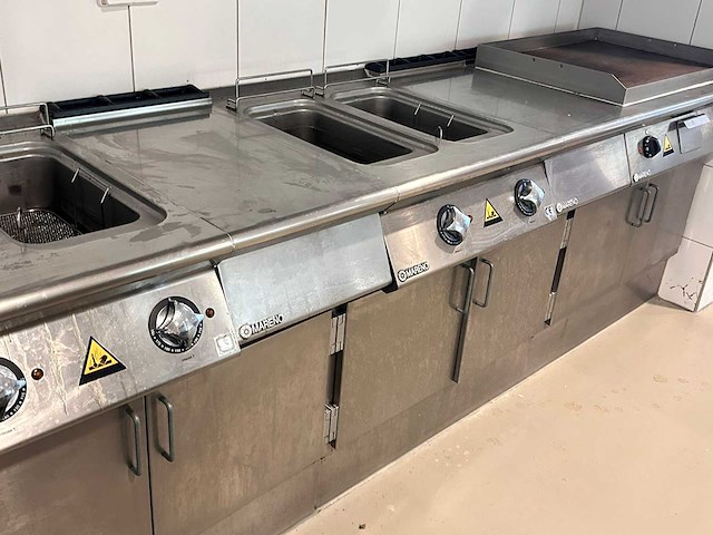 Bakkooklijn (dubbele frituur en bakplaat) 280cm - afbeelding 2 van  8