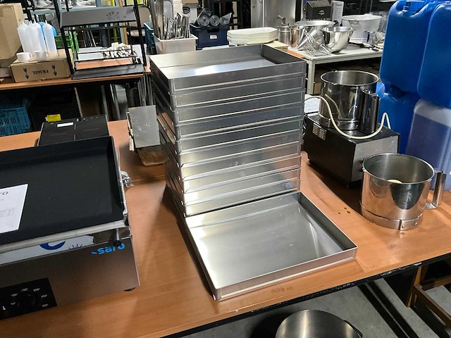 Bakplaten met afneembare rand (12x) - afbeelding 1 van  4