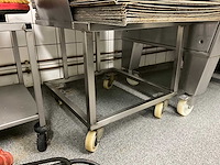 Bakplaten met rvs trolley - afbeelding 2 van  2