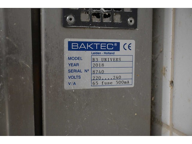 Baktec - b3 univers - waterkoel- en doseerapparaat met bkl 200 ice hd chiller - 2018 - afbeelding 5 van  5