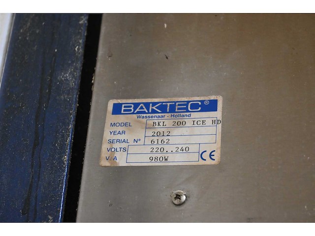 Baktec - b3 univers - waterkoel- en doseerapparaat met bkl 200 ice hd chiller - 2018 - afbeelding 4 van  4