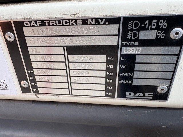 Bakwagen daf lf 230 af type l2en3 automaat met kenteken 52-bnl-4. - afbeelding 12 van  12