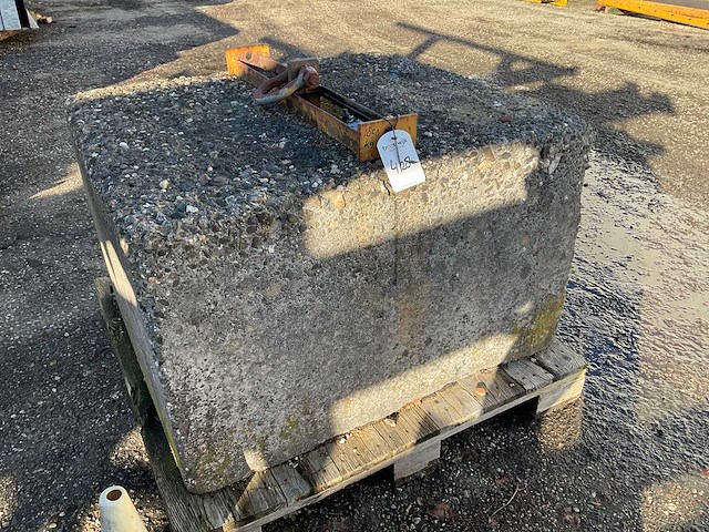 Balastblok, beton - afbeelding 3 van  3