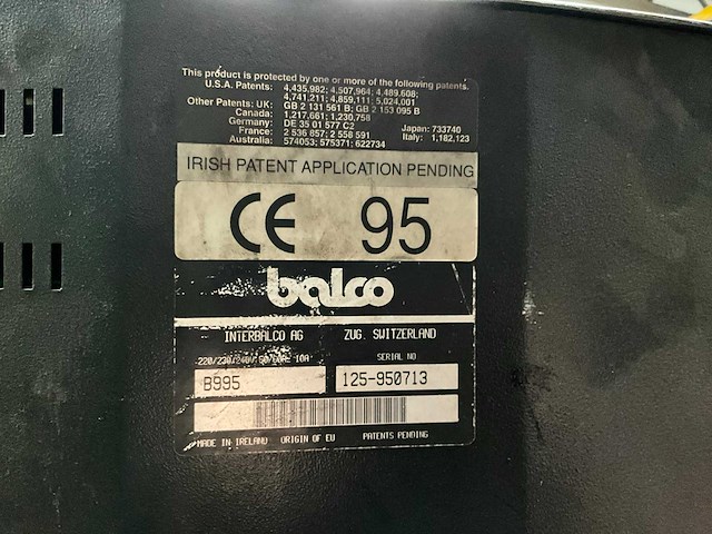 Balco b 995 banden balanceerapparaat - afbeelding 7 van  8