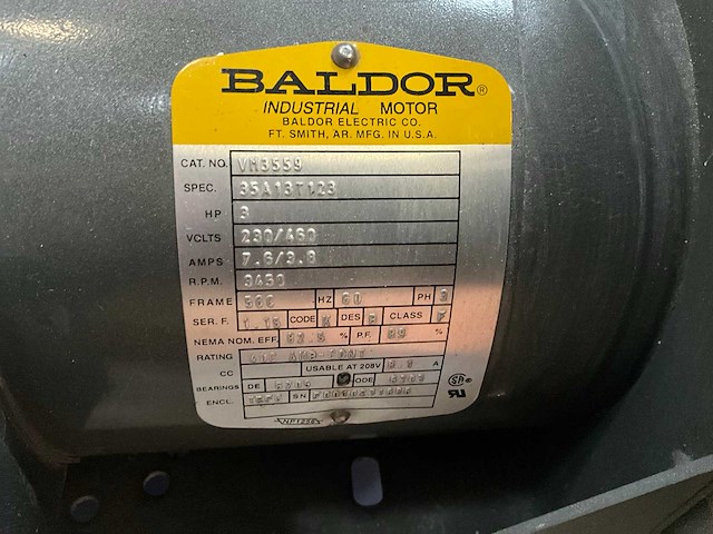 Baldor centrifugaalventilator - afbeelding 5 van  5