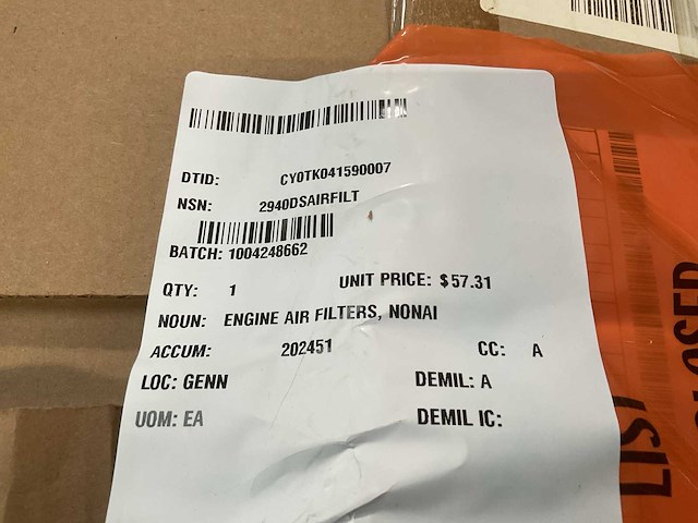 Baldwin filters rs3744 engine air filter - afbeelding 2 van  5