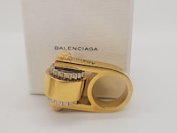Balenciaga goldplated ring inclusief doos - afbeelding 5 van  6