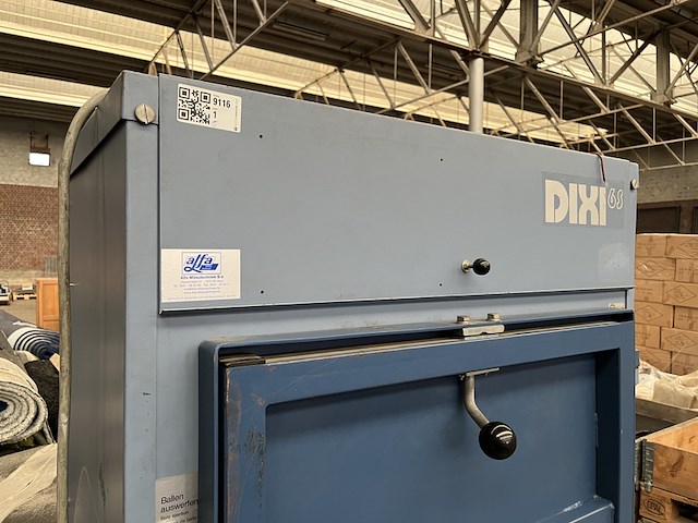 Balenpers voor het compacteren van papier en karton, dixi 6s - afbeelding 3 van  9